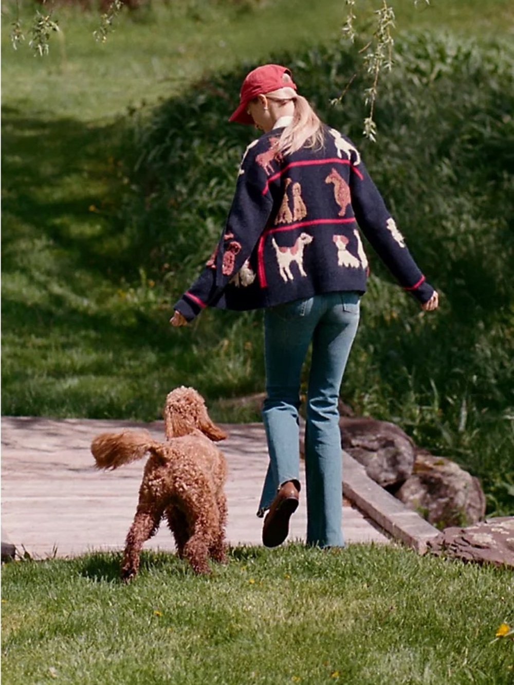 NWT Anthropologie Maeve Dog Tie-Neck Cardigan - Picture 2 of 7